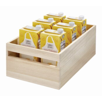 Úložný box z dreva paulownia iDesign Eco Handled, 25,4 x 38 cm - Image 4