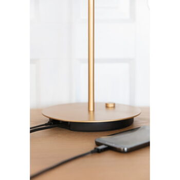 Ružová LED stolová lampa so stmievačom s kovovým tienidlom (výška  41,5 cm) Asteria Table – UMAGE – Obrázok 3