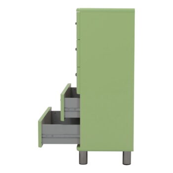 Zelená vysoká komoda 60x111 cm Malibu - Tenzo – Obrázok 3