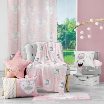 Ružová detská deka z mikroflanelu 125x150 cm Petite Etoile – douceur d'intérieur - Image 4