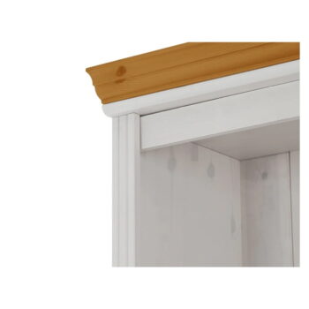 Biela knižnica z borovicového dreva 370x223 cm Anita – Støraa - Image 7