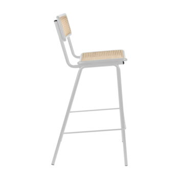Sivé ratanové barové stoličky v súprave 2 ks 106 cm Jort - Zuiver - Image 5
