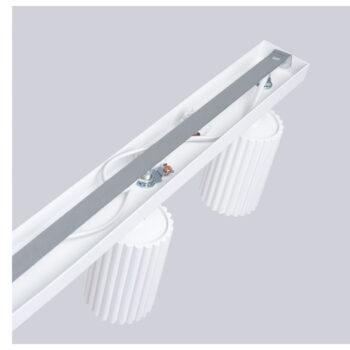 Biele stropné svietidlo 6,5x81 cm Gleam – Nice Lamps - Image 2