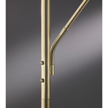 LED stmievateľná stojacia lampa v zlatej farbe (výška 180 cm) Dent – ​​Fischer & Honsel - Image 8