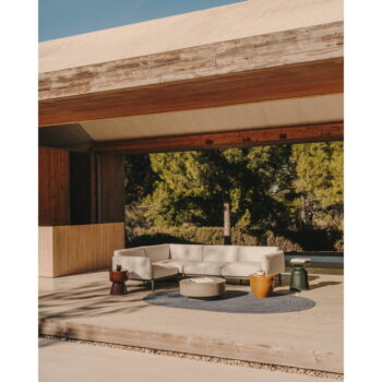 Svetlosivá záhradná modulárna pohovka 292 cm Sorells – Kave Home – Obrázok 10