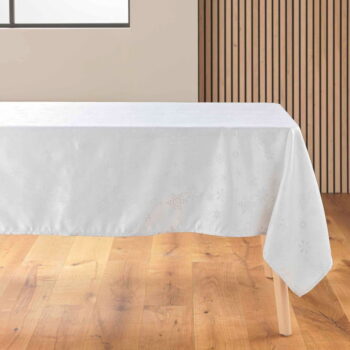 Obrus ​​s vianočným motívom zo žakára 140x240 cm Flocons – douceur d'intérieur – Obrázok 2
