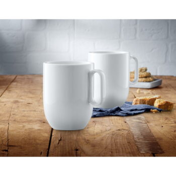 Biele porcelánové hrnčeky v súprave 2 ks 380 ml Barista – WMF - Image 2