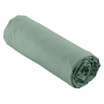 Zelená napínacia plachta z bavlneného perkálu 140x190 cm Percaline – douceur d'intérieur - Image 5