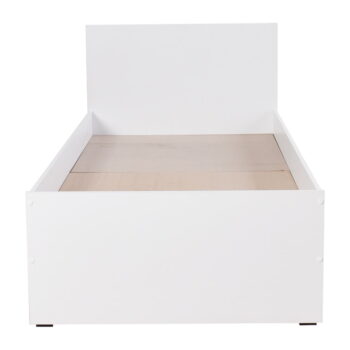 Biela jednolôžková posteľ 90x190 cm KRY – Kalune Design - Image 2