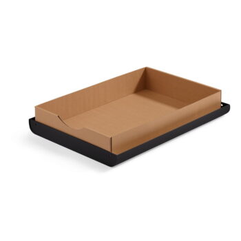 Čierny mačací záchod 41x54,5 cm Sito Black – MiaCara - Image 2