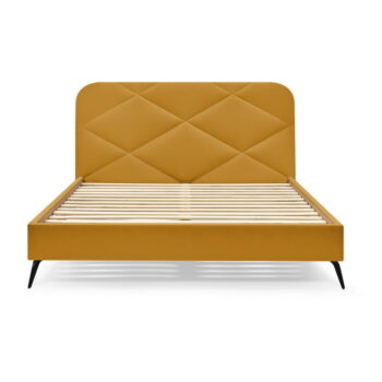 Čalúnená dvojlôžková posteľ s roštom 140x190 cm Prune – Bobochic Paris – Obrázok 6