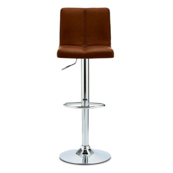 Koňakovohnedé otočné barové stoličky v súprave 2 ks 88 cm Coco – Furnhouse – Obrázok 2