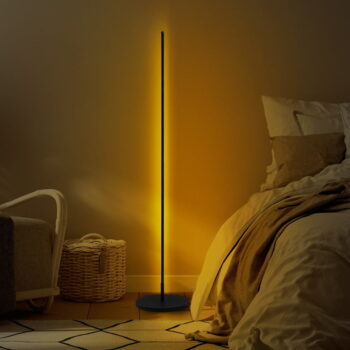 Čierna LED stojacia lampa (výška  153 cm) Only – Opviq lights - Image 4