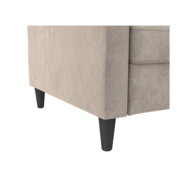 Béžová zamatová pohovka 203 cm Hartford – Støraa - Image 7