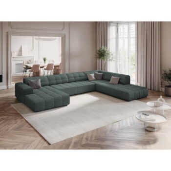 Tyrkysová rohová pohovka (pravý roh/do "U") Chicago – Cosmopolitan Design - Image 4