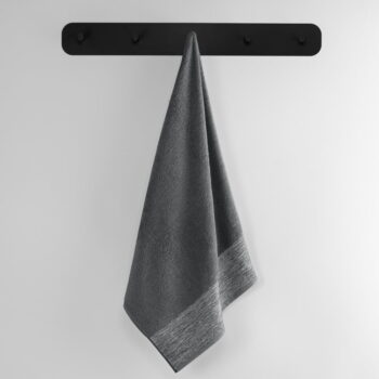 Tmavosivý froté bavlnený uterák 50x90 cm Aria – AmeliaHome - Image 2
