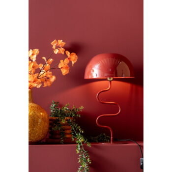 Červená stolová lampa (výška 54 cm) Twist – Leitmotiv – Obrázok 5