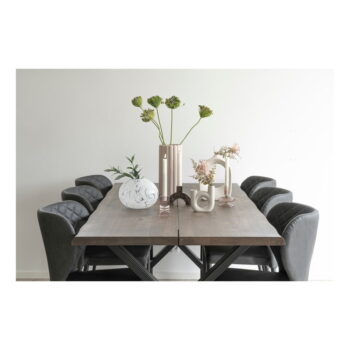 Biela sklenená ručne vyrobená váza – House Nordic - Image 4