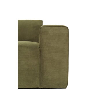 Zelená menčestrová rohová pohovka (ľavý roh) Sting - Scandic – Obrázok 6