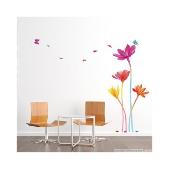 Sada samolepiek Ambiance Rainbow Flowers - Image 4