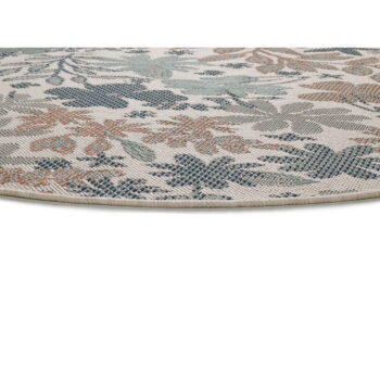 Béžovo-zelený vonkajší koberec Universal Floral, ø 115 cm – Obrázok 3