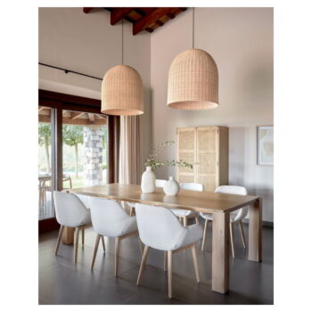 Ratanové tienidlo v prírodnej farbe ø 60 cm Druciana - Kave Home - Image 2