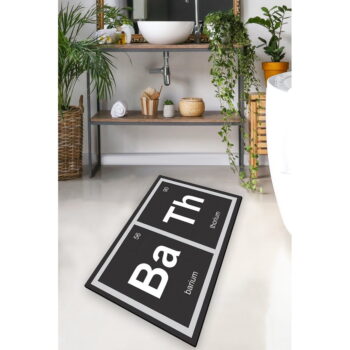 Čierna kúpeľňová predložka 70x120 cm Barium – Foutastic - Image 2