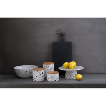Krémová keramická servírovacia miska ø 25 cm Speckled – Premier Housewares - Image 2