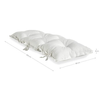 Biely variabilný futón vhodný do exteriéru Karup Design OUT™ Sit&Sleep White - Image 10