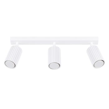 Biele stropné svietidlo 6,5x45 cm Gleam – Nice Lamps