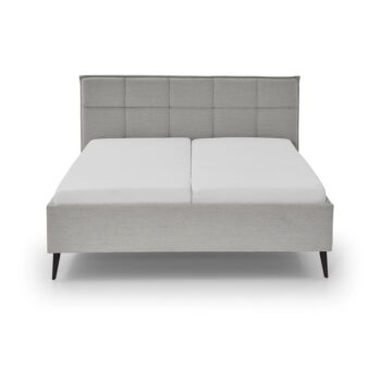 Svetlosivá dvojlôžková posteľ s úložným priestorom s roštom 200x200 cm Paulo – Meise Möbel - Image 3