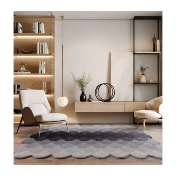 Sivý vlnený koberec 200x290 cm Hive – Asiatic Carpets - Image 2