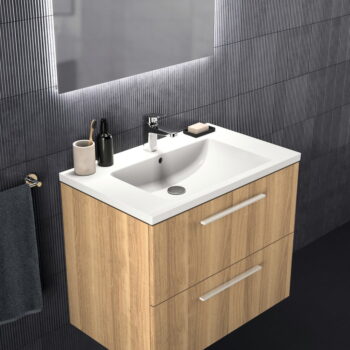 Závesná skrinka pod umývadlo v dekore duba v prírodnej farbe 80x63 cm i.Life B – Ideal Standard - Image 11