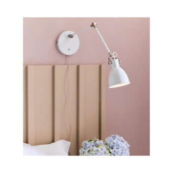Biela nástenná lampa Markslöjd House, dĺžka ramena 84,5 cm - Image 2