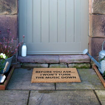 Rohožka z kokosového vlákna 40x60 cm Loud Music – Artsy Doormats – Obrázok 7