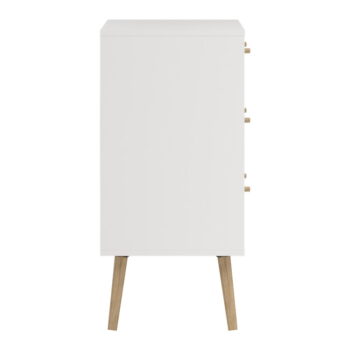 Biela nízka komoda 99x82 cm Bodo – Tvilum – Obrázok 7