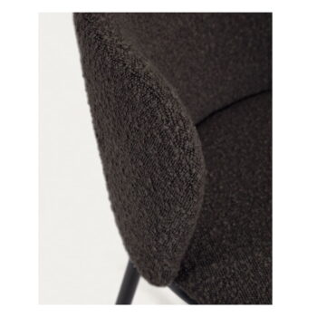 Čierna barová stolička (výška sedadla 65 cm) Ciselia – Kave Home - Image 5