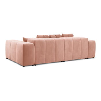 Ružová zamatová pohovka 320 cm Rome Velvet - Cosmopolitan Design - Image 4