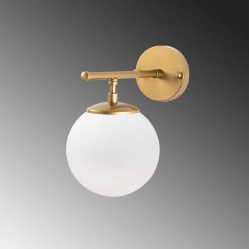 Nástenné svietidlo v bielo-zlatej farbe Roe – Opviq lights - Image 4
