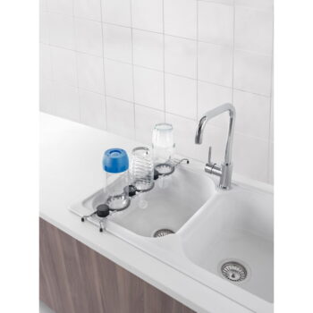 Oceľový odkvapkávač na fľaše v striebornej farbe – Metaltex – Obrázok 2