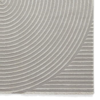 Svetlosivý umývateľný koberec z recyklovaných vlákien 160x230 cm Flores – Think Rugs - Image 7