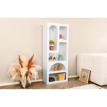 Biela knižnica 60x150 cm Lorin – Kalune Design – Obrázok 9
