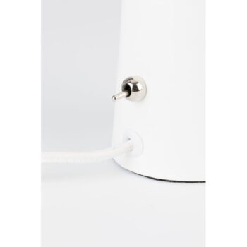 Biela stolová lampa White Label Vesper - Image 4