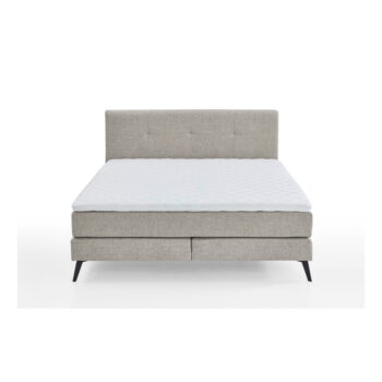 Svetlosivá boxspring posteľ 160x200 cm ANCONA – Meise Möbel - Image 2