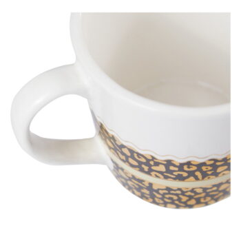 Hrnčeky z kameniny v bielo-zlatej farbe v súprave 2 ks 300 ml London – Premier Housewares – Obrázok 6