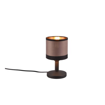 Čierno-hnedá stolová lampa (výška 22 cm) Davos – Trio – Obrázok 2