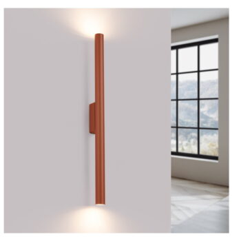 Nástenné svietidlo v tehlovej farbe Fideus – Nice Lamps - Image 2