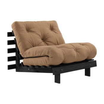 Hnedé kreslo Roots Black Night – Karup Design - Image 2