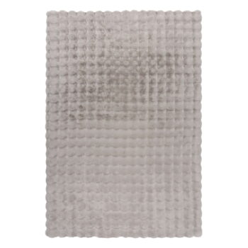 Svetlosivá syntetická kožušina 180x290 cm Waffle Faux Fur – Flair Rugs - Image 5