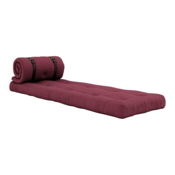 Variabilné kreslo s koženými popruhmi Karup Design Buckle Up Light Bordeaux - Image 4